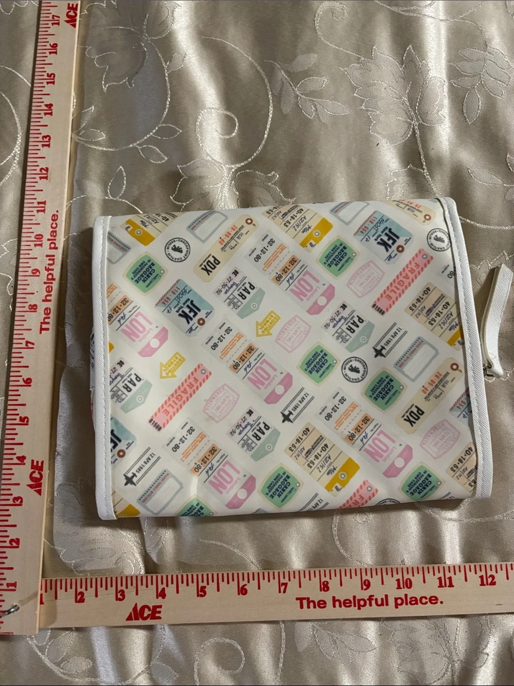 White Travel Organizer Bag